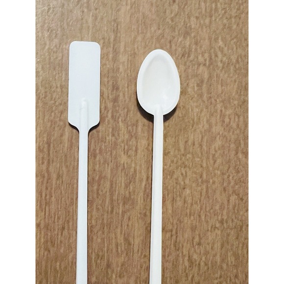 Vintage McDonald's McSpoon Coffee Spoon + Flat Paddle Stirrer Discontinued 1979 - Picture 3 of 7